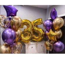 Воздушные шары на 35 летие девушке