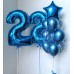 Набор синих шаров мужчине на 22 летие